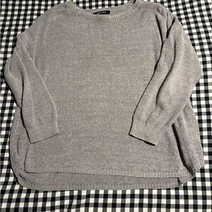 Ellen Tracy Light Gray Women's Sweater